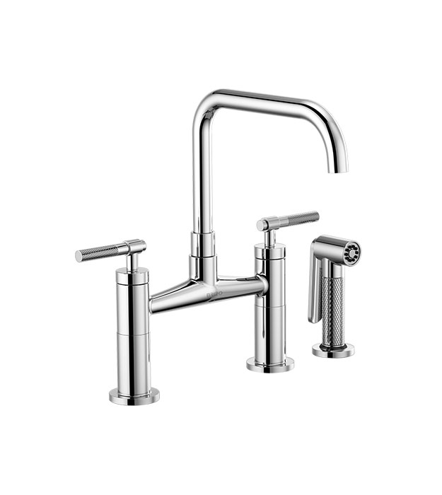 Brizo Litze Bridge Faucet Square Spout - 62553LF 2 Brizo Litze Bridge Faucet - Square Spout 62553LF-PC