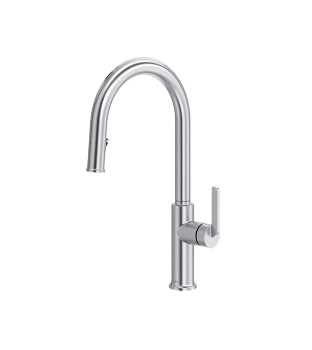 Riobel Authentica Pull-Down Kitchen Faucet - AU201 7 Riobel Authentica Pull-Down Kitchen Faucet AU201SS
