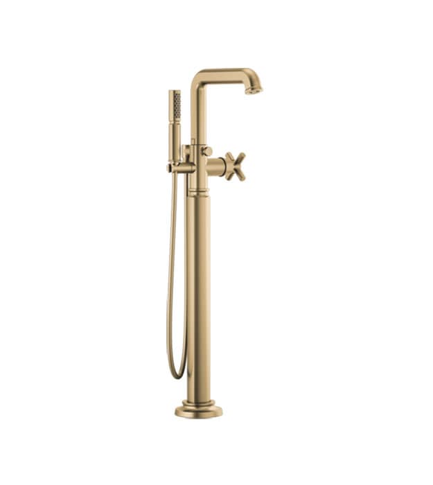 Brizo Invari Floor-Mount Tub Filler- T70176 14 Brizo Invari Tub Filler- T70176-GLLHP_HX7076-GL