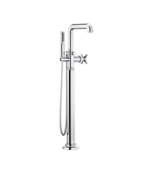 Brizo Invari Floor-Mount Tub Filler- T70176 16 Brizo Invari Tub Filler- T70176-PCLHP_HX7076-PC