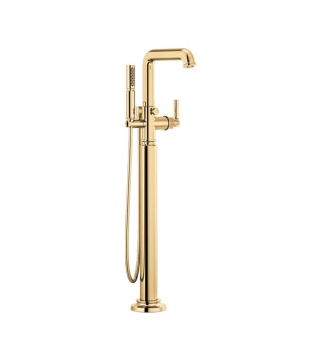 Brizo Invari Floor-Mount Tub Filler- T70176 10 Brizo Invari Tub Filler- T70176-PGLHP_HL7076-PG