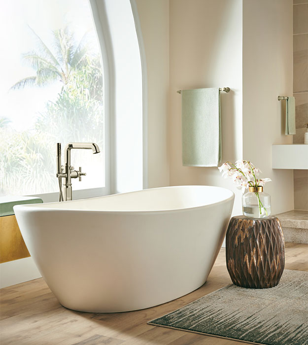 Brizo Invari Floor-Mount Tub Filler- T70176 20 Brizo Invari Tub Filler- T70176-PNLHP