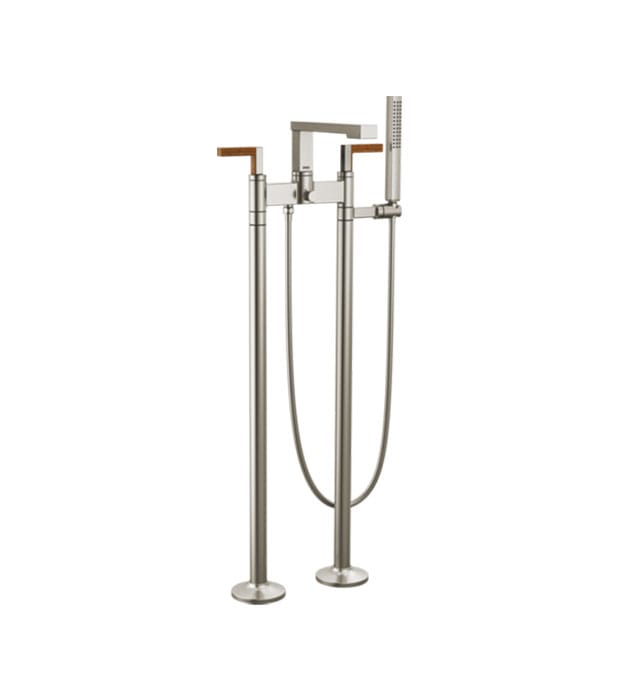 Brizo Frank Lloyd Wright Tub Filler Trim Kit T70322 17 Brizo Frank Lloyd Wright T70322-NKTK_T70310-NKLHP_T71766-NK