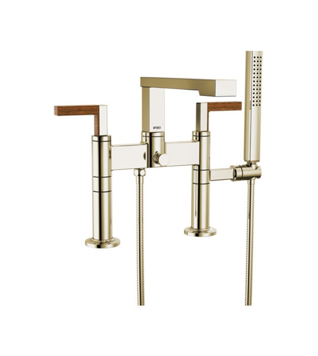 Brizo Frank Lloyd Wright Tub Filler Trim Kit T70322 9 Brizo Frank Lloyd Wright T70322-PNTK_T70310-PNLHP_T71765-PN