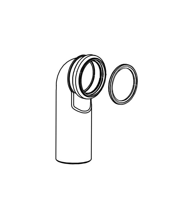 TOTO THU561 Gasket For Elbow Outlet Pipe 7 TOTO THU561 Gasket For Elbow Outlet Pipe - Image 2