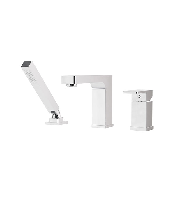 Aquabrass Madison 86013 3-piece Deckmount Tub Filler 12 Aquabrass Madison 3-piece Deckmount Tubfiller 86013