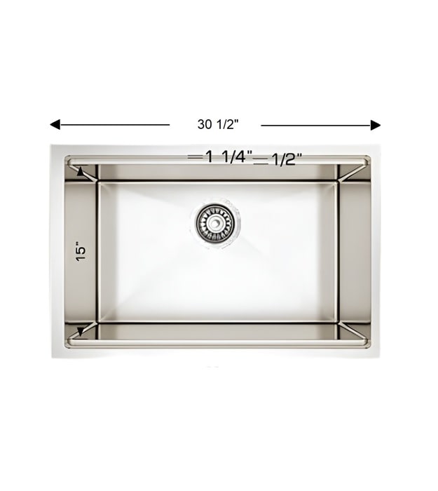 Bosco 20S030 Super Series Plus 30" Kitchen Sink 11 Bosco 20S030 Super Series Plus 30" Undermount Kitchen Sink