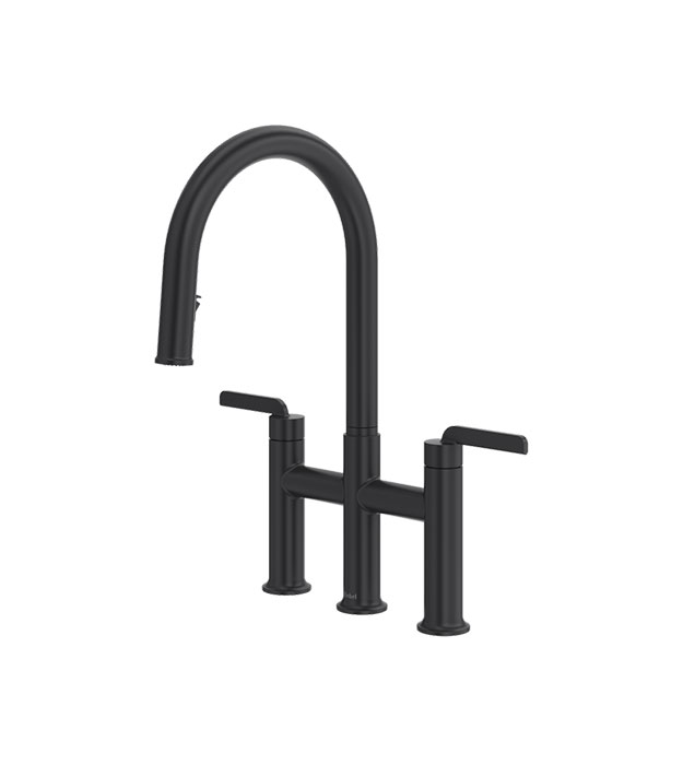 Riobel Authentica AU400 Bridge Pull-Down Kitchen Faucet 8 Riobel Authentica Bridge Pull-Down Kitchen Faucet – AU400