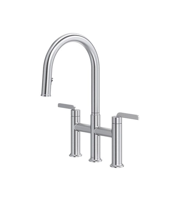 Riobel Authentica AU400 Bridge Pull-Down Kitchen Faucet 7 Riobel Authentica Bridge Pull-Down Kitchen Faucet – AU400