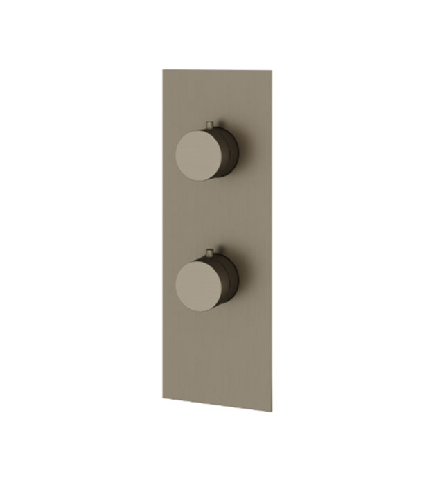 Aquabrass SR8295 Square/Round 2-Way Shared Trim 9 Aquabrass Square / Round 2-Way Shared Trim Set – SR8295