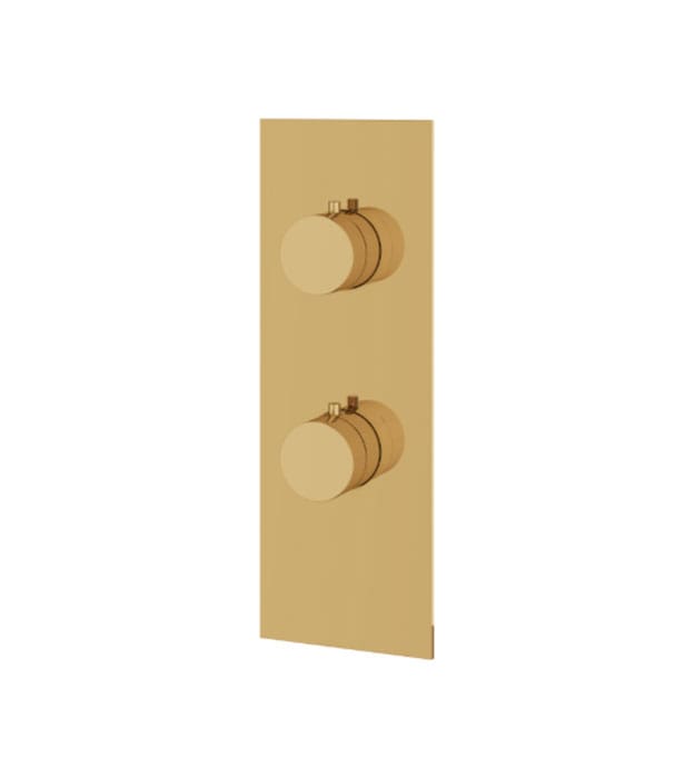 Aquabrass SR8295 Square/Round 2-Way Shared Trim 12 Aquabrass Square / Round 2-Way Shared Trim Set – SR8295