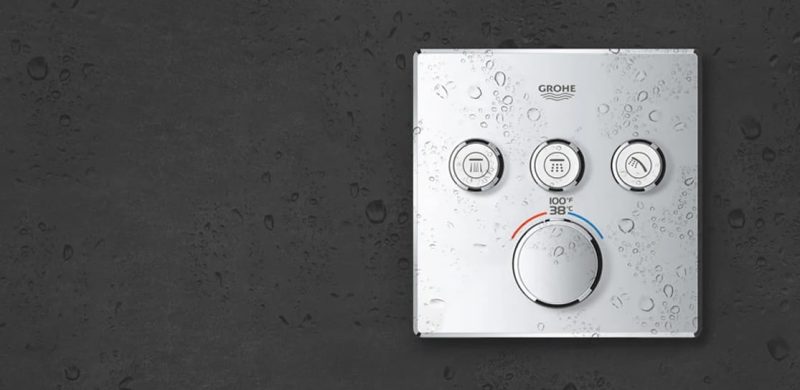 Grohe SmartControl Shower System, PUSH, TURN Shower 3 Grohe SmartControl 3-Way Shower Trim
