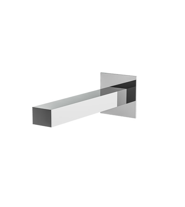 Aquabrass Square Tub Spout 11732