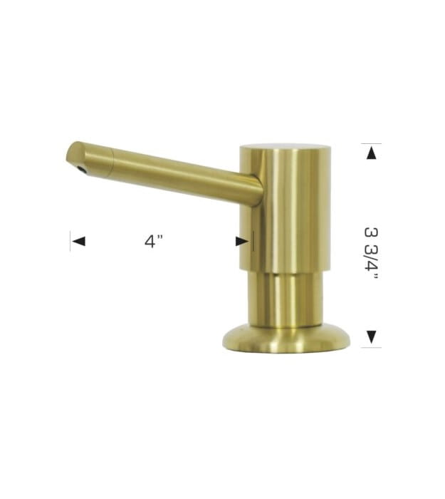 Bosco 20062S Metal Kitchen Soap Dispenser 8 Bosco 20062S Metal Kitchen Soap Dispenser - Image 3