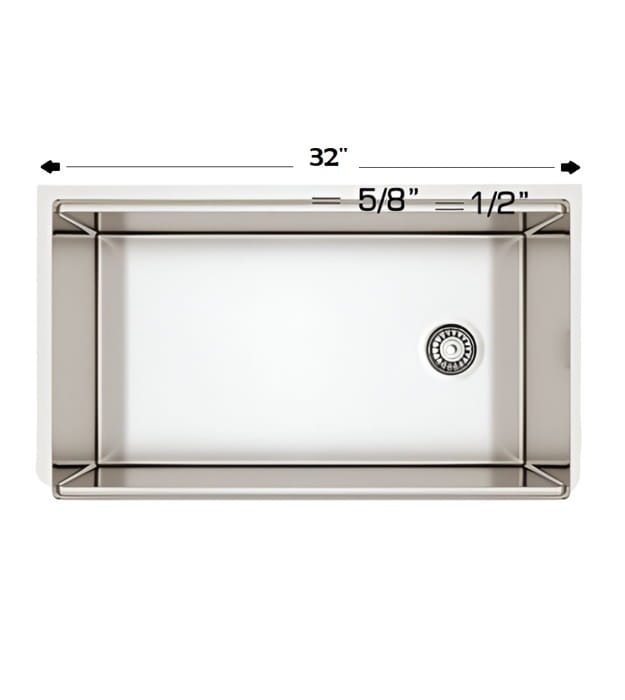 Bosco 203218 Super Series Plus 32" Kitchen Sink 2 Bosco 203218 Super Series Plus 32" Kitchen Sink