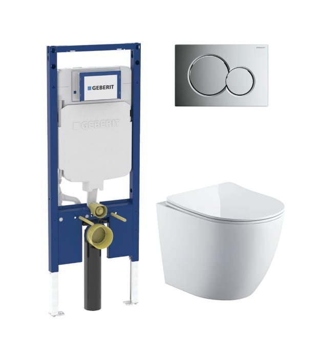 Custom Geberit Wall Hung Toilet Kit Complete 8 Custom Geberit Wall Hung Toilet Kit Complete - Image 3