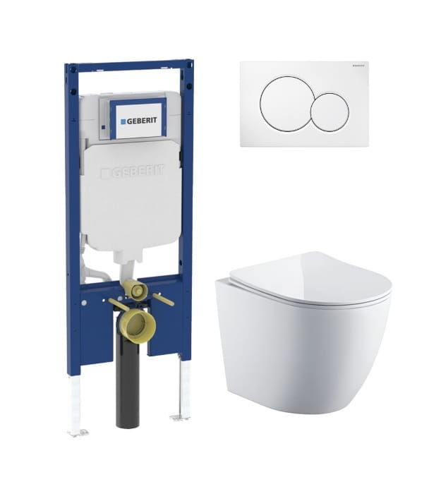 Custom Geberit Wall Hung Toilet Kit Complete 7 Custom Geberit Wall Hung Toilet Kit Complete - Image 2
