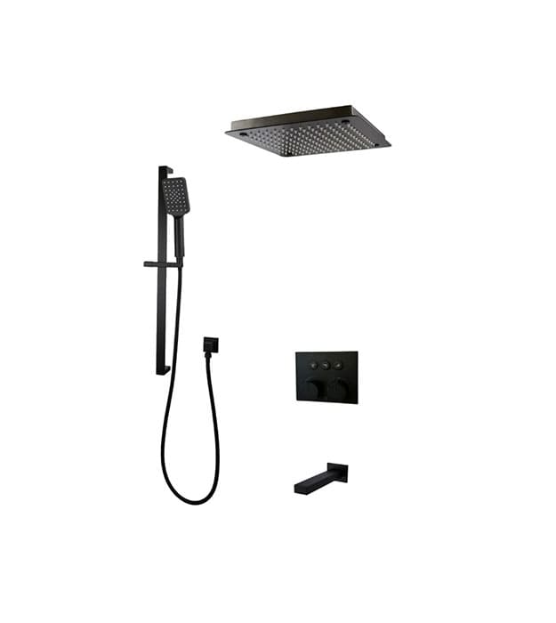 Kodaen Diamond F59123-FM16ATS Push-Button Three Way Shower 5 Kodaen Diamond Push-button Three Way System F59123-FM16ATS