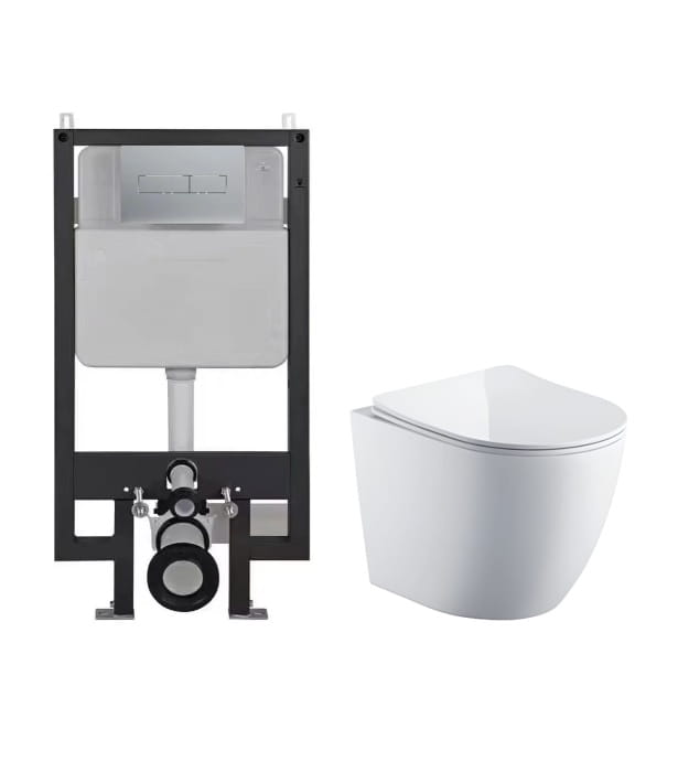 Kodaen Wall-Hung Toilet Set WHT-C1 Complete 2 Kodaen Wall-Hung Toilet Set WHT-C1 Complete