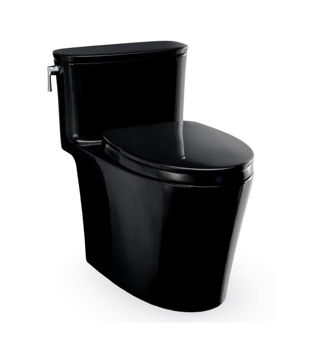 TOTO Aurora Black Toilet MS686124CEF#51 With Seat 4 TOTO Aurora Black Toilet MS686124CEF#51 With Seat