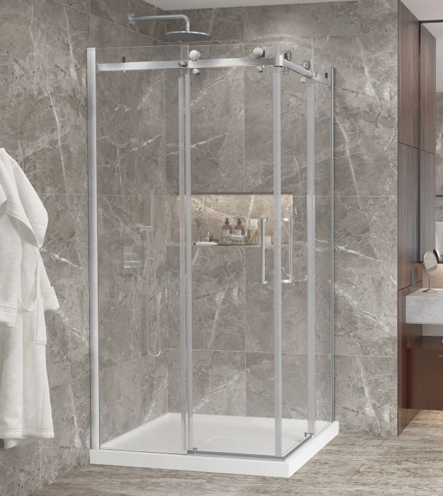 Zitta Bellini 2.0 DB23636NCAD 36"x36" Corner Entry Shower Door 7 Zitta Bellini 2.0 DB23636NCAD 36"x36" Corner Entry Shower Door - Image 2