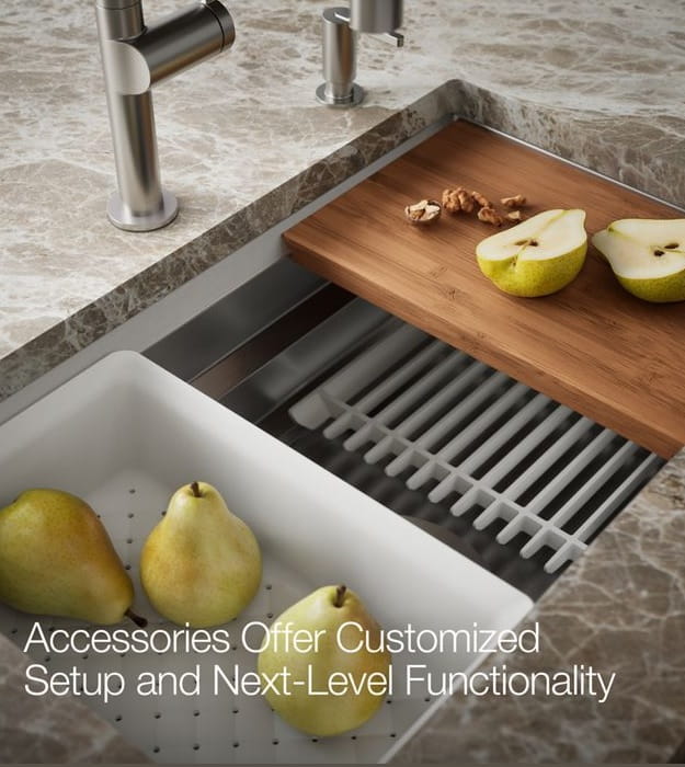 Kohler Prolific K-23651-NA 29'' Workstation Sink 8 Kohler Prolific K-23651-NA 29'' Workstation Sink - Image 3