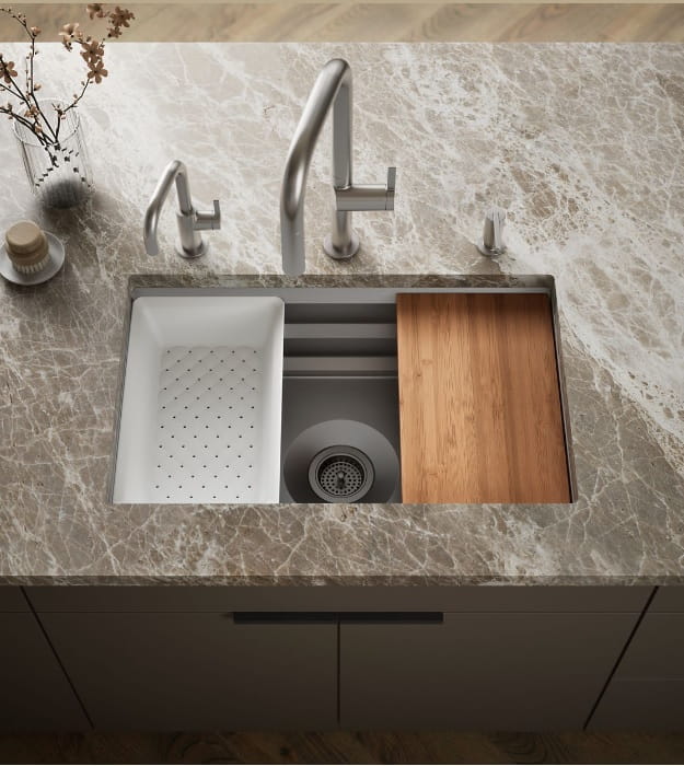 Kohler Prolific K-23651-NA 29'' Workstation Sink 7 Kohler Prolific K-23651-NA 29'' Workstation Sink - Image 2