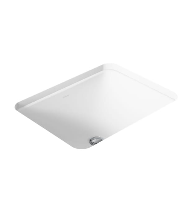 Kohler Caxton Rectangle Undermount Sink K-20000-0 3 Kohler Caxton Rectangle Undermount Sink K-20000-0
