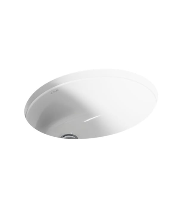 Kohler Caxton Oval Undermount Sink K-2209-0 2 Kohler Caxton Oval Undermount Sink K-2209-0