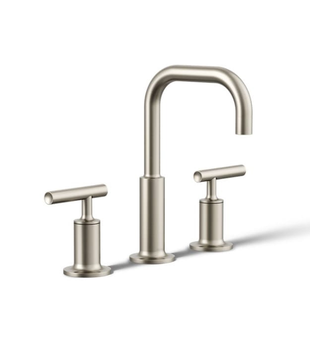 KOHLER Purist Widespread Bathroom Faucet K-14406-4 7 KOHLER Purist Widespread Bathroom Faucet K-14406-4 - Image 2