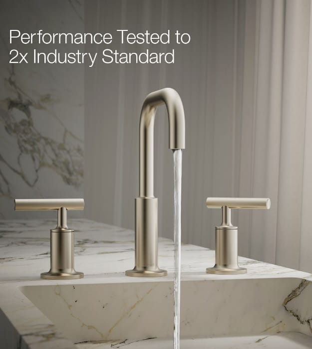 KOHLER Purist Widespread Bathroom Faucet K-14406-4 11 KOHLER Purist Widespread Bathroom Faucet K-14406-4 - Image 6