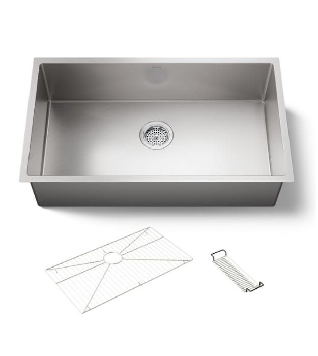 Kohler Strive 32" Undermount Single-Bowl Kitchen Sink K-5285-NA 3 Kohler Strive 32" Undermount Single-Bowl Kitchen Sink K-5285-NA