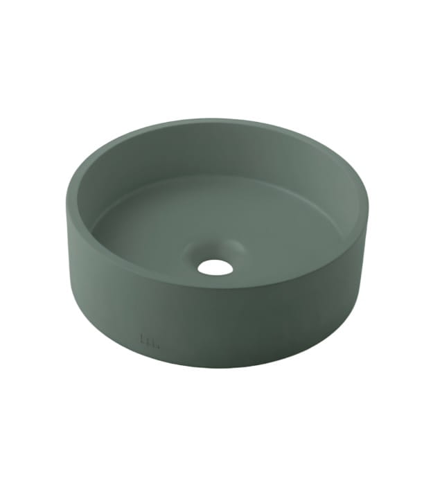 Mudd Odet SM Capsule 14" Round Concrete Sink 12 Mudd Odet SM Capsule 14" Round Concrete Sink