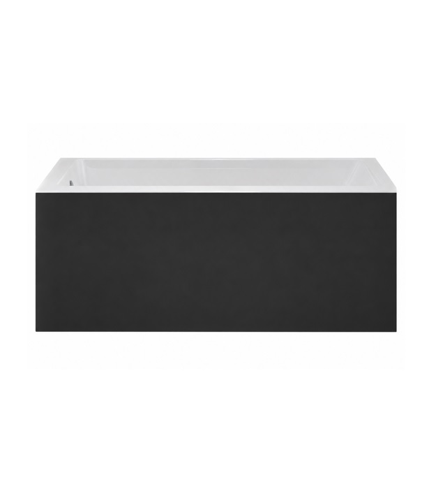Zitta Baya I Matte Black Alcove Bathtub BY16032TA0 2 Zitta Baya I Matte Black Alcove Bathtub BY16032TA0
