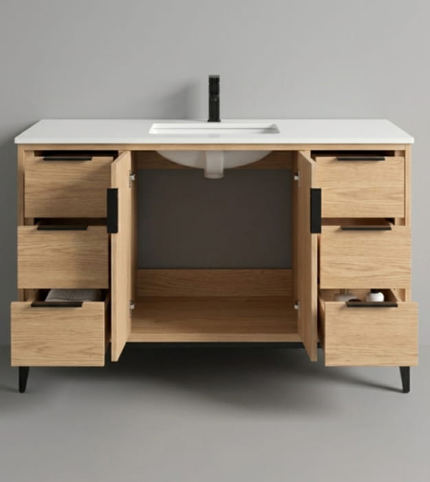 Kubebath Divani KD9948-OAKWOOD 48" Floorstanding Vanity 7 Kubebath Divani KD9948-OAKWOOD 48" Floorstanding Vanity - Image 2