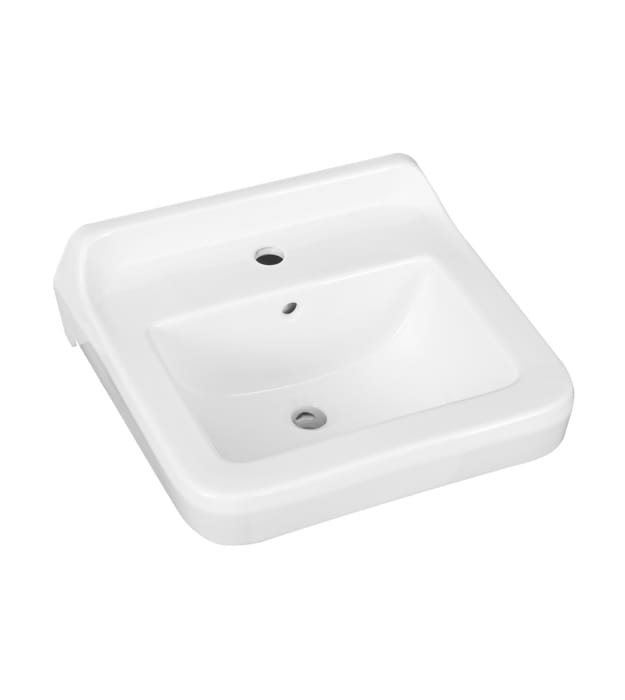 Contrac Carmin 4610BHZ Single Hole Wall Hung Sink 14 Contrac Carmin 4610BHZ Single Hole Wall Hung Sink