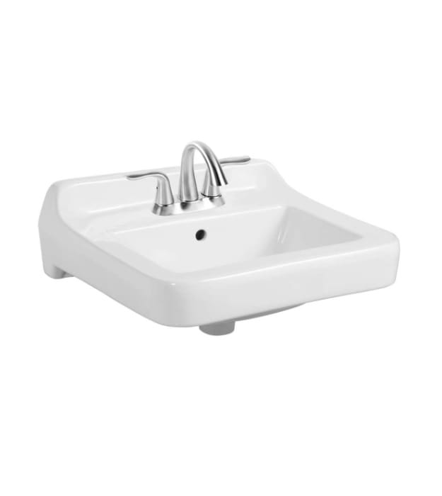 Contrac Carmin 4640BHZ 4" Center Wall Hung Sink 16 Contrac Carmin 4640BHZ 4" Center Wall Hung Sink