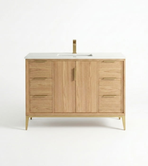 Kubebath Divani KD9948-OAKWOOD 48" Floorstanding Vanity 11 Kubebath Divani KD9948-OAKWOOD 48" Floorstanding Vanity - Image 6