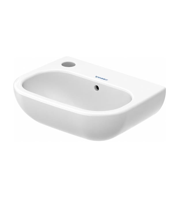 Duravit 07053600092 D-Code Compact Wall Mounted Sink 2 Duravit 07053600092 D-Code Compact Wall Mounted Sink