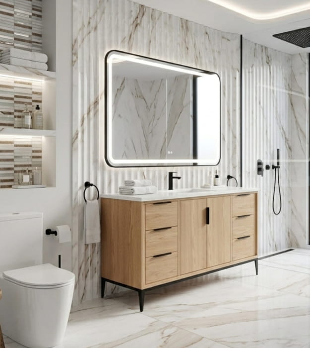 Kubebath Divani KD9948-OAKWOOD 48" Floorstanding Vanity 8 Kubebath Divani KD9948-OAKWOOD 48" Floorstanding Vanity - Image 3