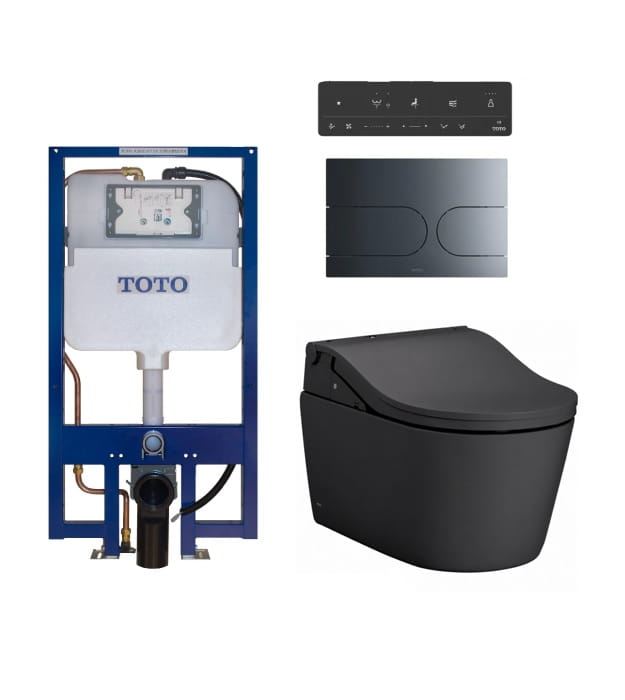 TOTO RP WASHLET+ RW Wall-Hung Toilet CWT4474547CMFGA#MBL