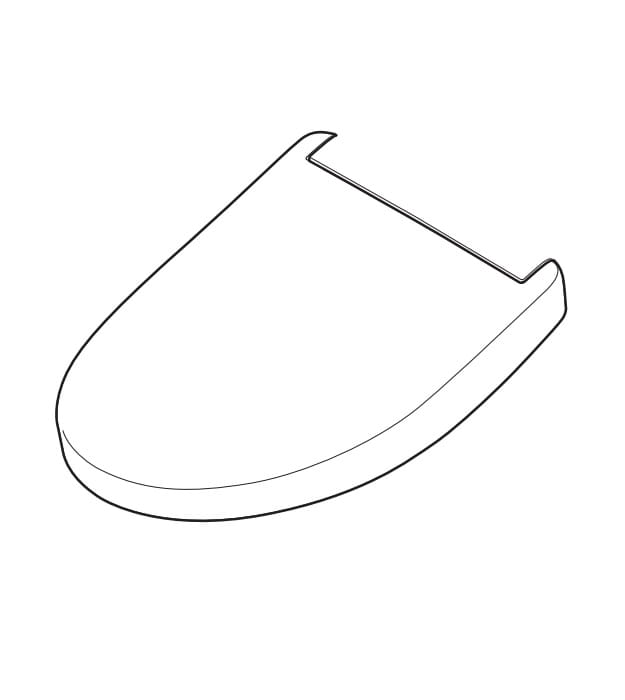 TOTO THU6935#01 Lid Assembly For S5 & S2 Washlets 12 TOTO THU6935#01 Lid Assembly For S5 & S2 Washlets