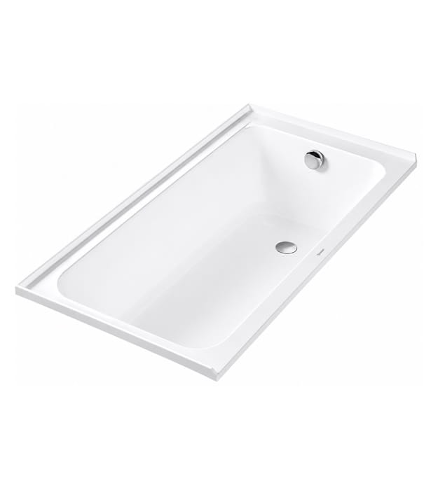 Duravit 70040 D-code Drop-In Alcove Bathtub 60x32
