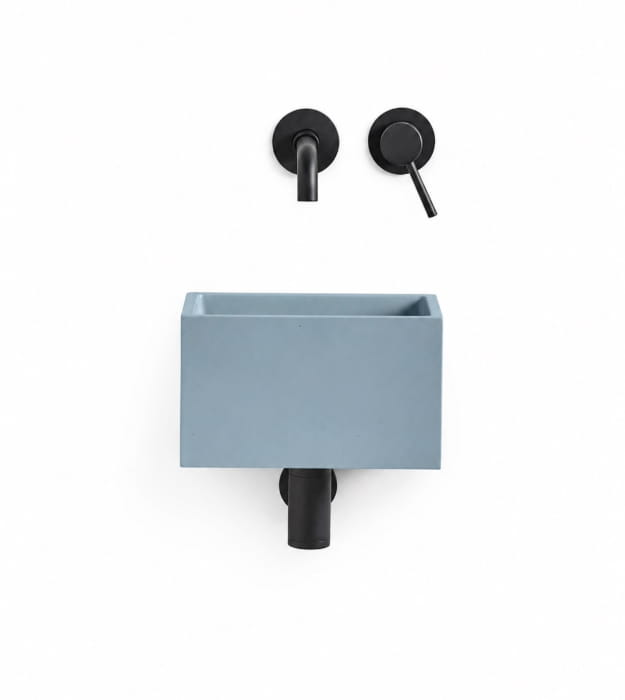 Mudd Sira Affix 12" Concrete Wall Hung Sink