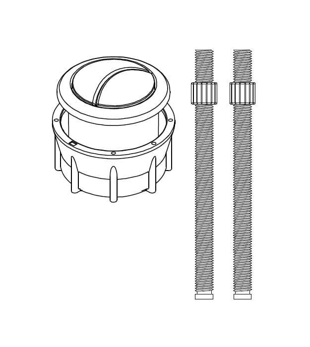 TOTO THU848 Push Button Assembly For Aquia IV