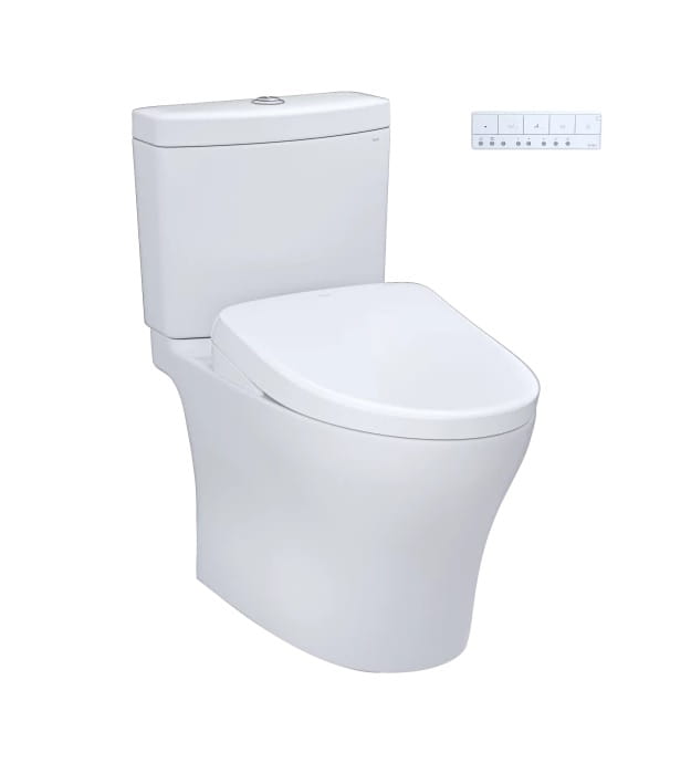 TOTO Aquia IV WASHLET+ S7 Two-Piece Toilet MW4464726CEMFGN#01