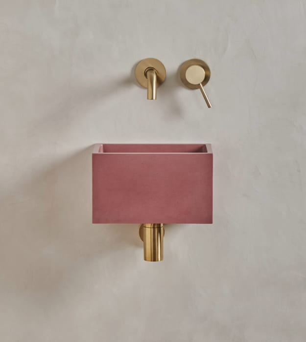 Mudd Sira Affix 12" Concrete Wall Hung Sink 11 Mudd Sira Affix 12" Concrete Wall Hung Sink - Image 6