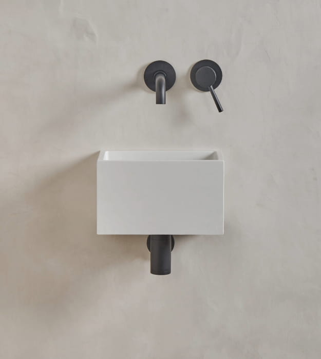 Mudd Sira Affix 12" Concrete Wall Hung Sink 10 Mudd Sira Affix 12" Concrete Wall Hung Sink - Image 5