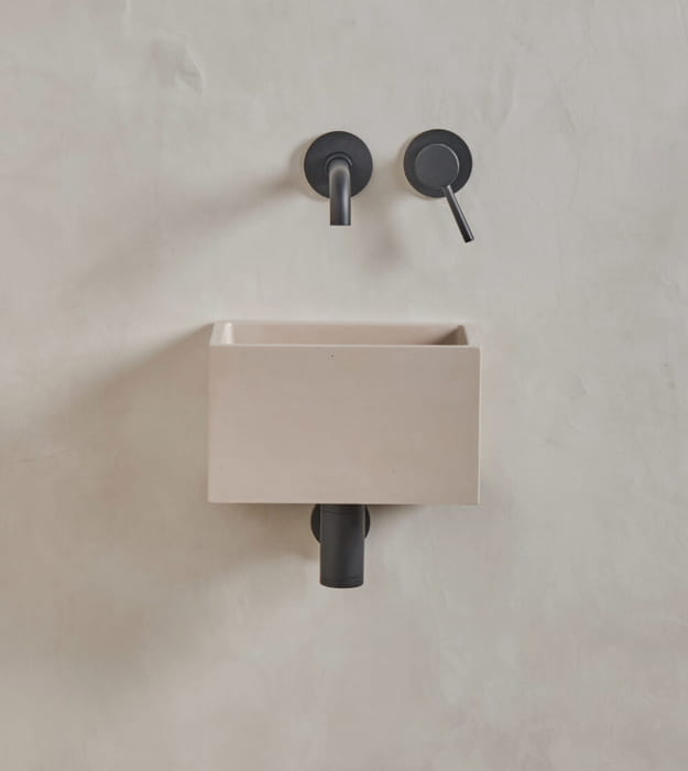 Mudd Sira Affix 12" Concrete Wall Hung Sink 15 Mudd Sira Affix 12" Concrete Wall Hung Sink - Image 10