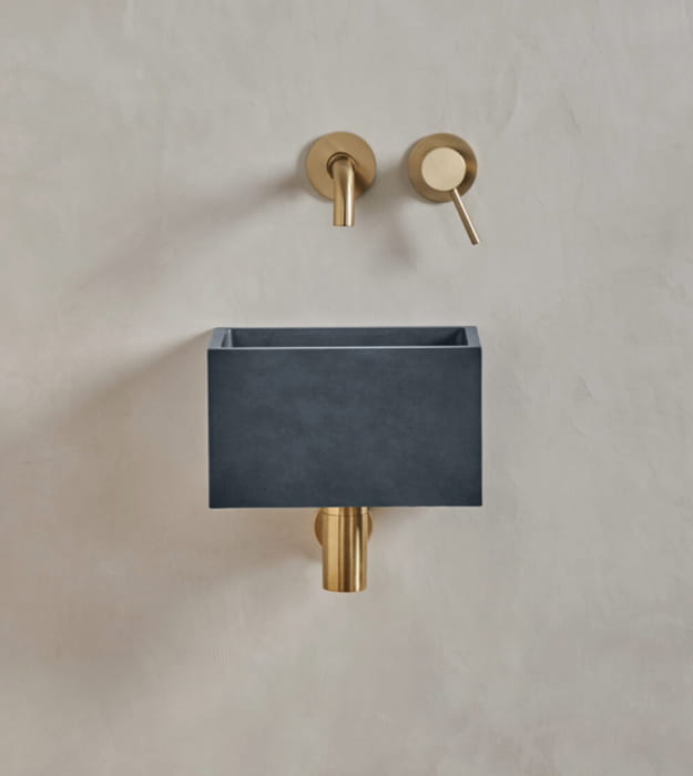 Mudd Sira Affix 12" Concrete Wall Hung Sink 17 Mudd Sira Affix 12" Concrete Wall Hung Sink - Image 12